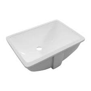 lot 19 image: Packard 20-78 in. Undermount Ceramic Rectangular Bathroom Sink in White