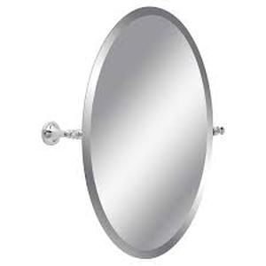 lot 34 image: Delta Silverton 26 in. H x 22 in. W Single Wall Mirror in Chrome