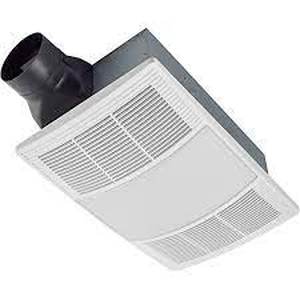 lot 41 image: Panasonic WhisperWarm DC 50-80-110 CFM Ceiling Exhaust Fan with LED LightNight Light and Heater