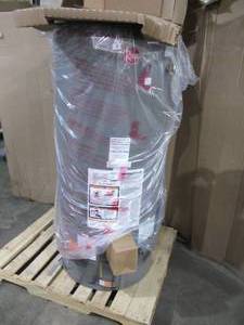 lot 7 image: Rheem Performance 75 Gallon, 76k Btu, Nat. Gas Power Vent Water Heater (dent)
