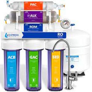 lot 10 image: Reverse Osmosis Alkaline Water Filtration System - 10 Stage RO Water Filter with Faucet and Tank - 100 GPD