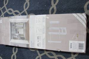 lot 98 image: Closet Evolution Deluxe 60 in. W - 96 in. W White Wood Closet System