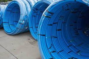 lot 151 image: (Set of 5) 1-14 in. x 300 ft. CTS 250 psi NSF Poly Pipe in Blue (Set of 5)