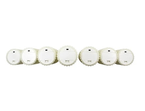 lot 36 image: MEMBERS MARK 7-PIECE FLAMELESS TEXTURED LED WAX CANDLES
