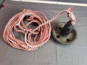 lot 16 image: Boat Anchor and Rope
