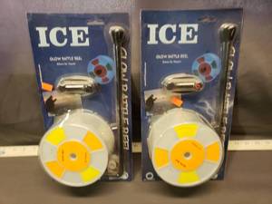 lot 51 image: Lot of 2 Glow Rattle Reels New in Package