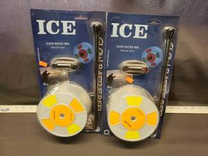 lot 52 image: Lot of 2 Glow Rattle Reels New in Package