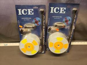 lot 53 image: Lot of 2 Glow Rattle Reels New in Package