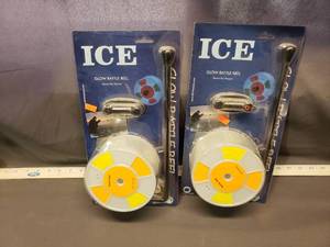 lot 55 image: Lot of 2 Glow Rattle Reels New in Package