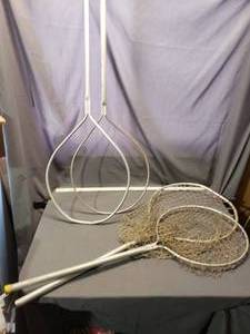 lot 56 image: 2 Fish Nets and 2 Fish Net Frames
