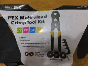 lot 47 image: Apollo Multi-Head PEX-B Crimp Tool Kit