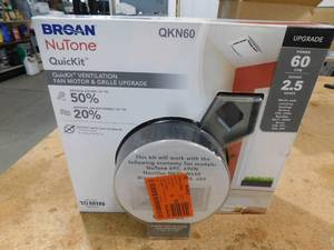 lot 67 image: Broan-NuTone QuicKit 60 CFM 2.5 Sones 10-Minute Bathroom Exhaust Fan Upgrade Kit
