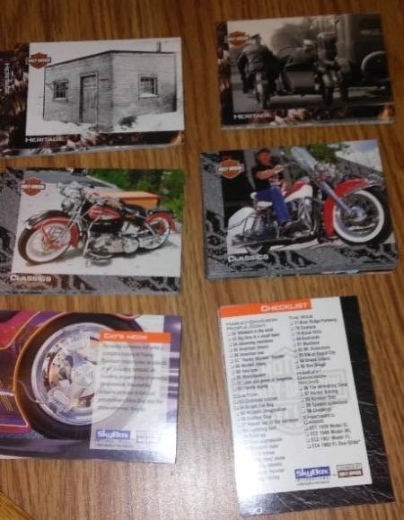 lot 509 image: Harley Davidson Cards. Complete set 1-90
