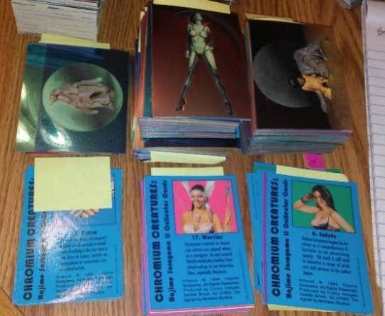 lot 517 image: Hajme Sorayama II collector cards