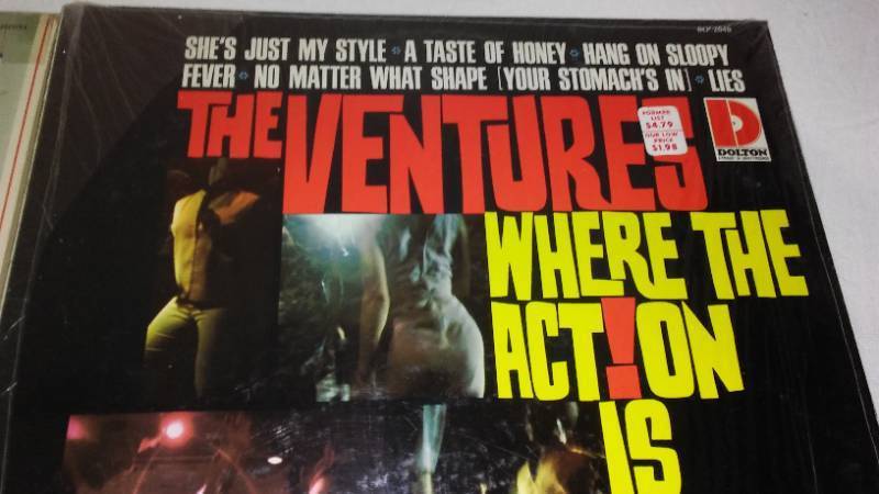 lot 541 image: The Ventures, vinyl, records LPs.