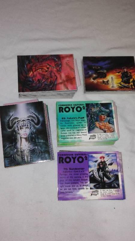 lot 599 image: Royo 2 1994 Luis Royo Comic Images many duplicates.