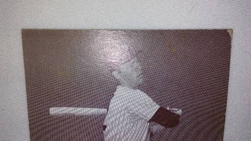 lot 603 image: Gil McDougald Exhibit Card. Baseball