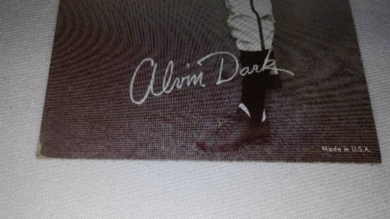 lot 607 image: Alvin Dark Exhibit Card  Baseball