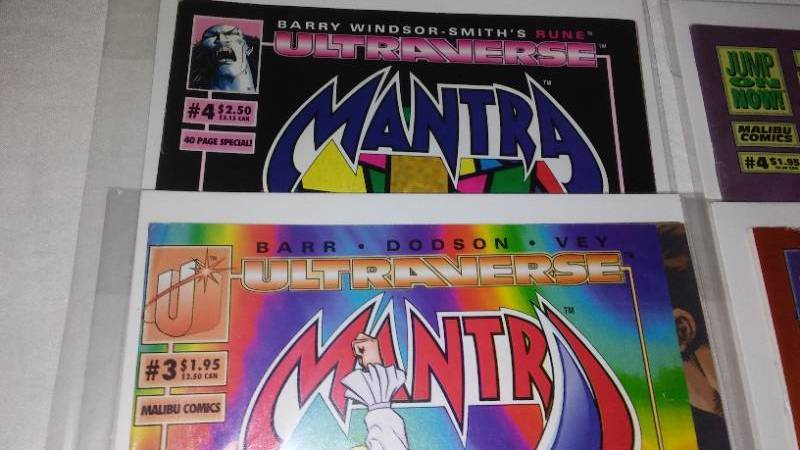 lot 624 image: 12 Comics. Malibu Ultraverse, Mantra, Exiles Solution and Sludge.