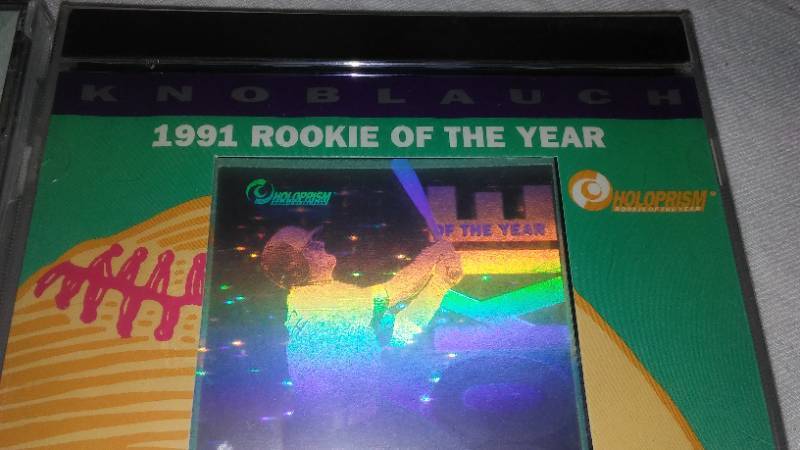 lot 627 image: Chuck Knoblauch 1991 Rookie of the Year DVDs  (2)