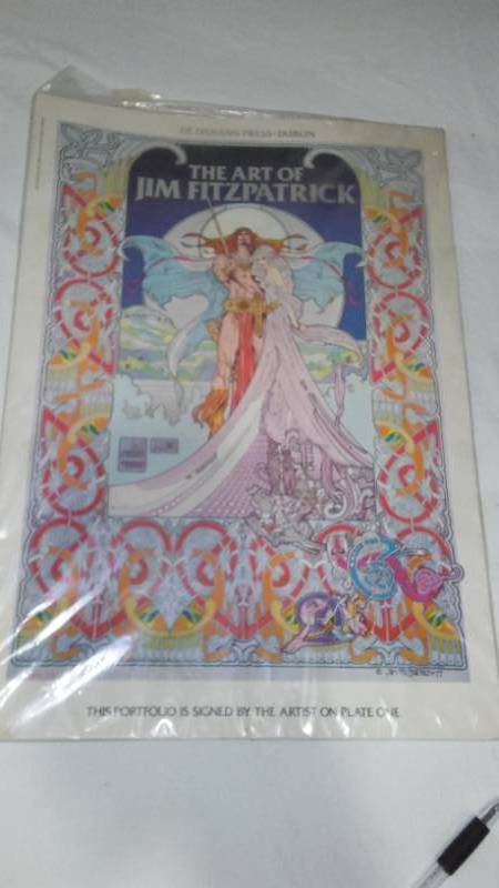 lot 630 image: Artwork of Jim Fitzpatrick. Autographed, Signed.