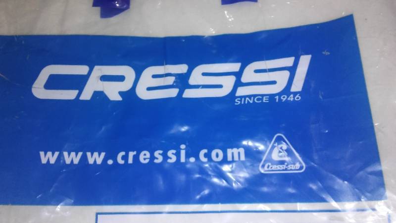 lot 637 image: Cressi fins, flippers. Reaction open heel. NEW