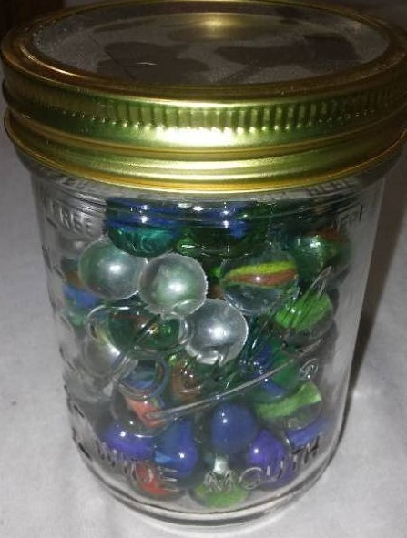 lot 649 image: Vintage Marbles.