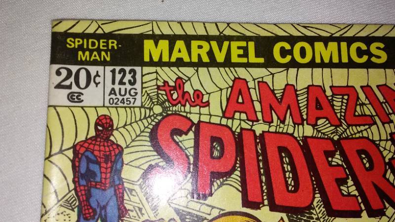 lot 676 image: Amazing Spider-Man 123 Number.
