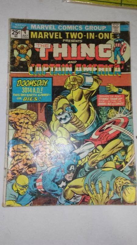 lot 684 image: Marvel Two-In-One Presents The Thing And Captain America. No. 4 July, 1974.