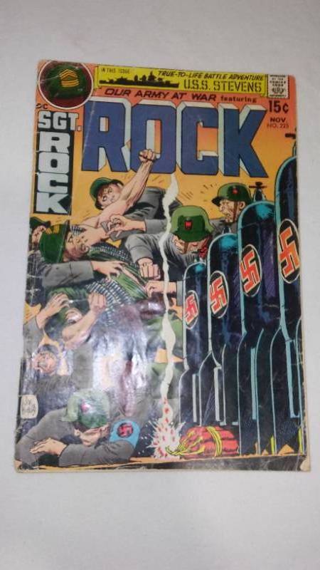 lot 689 image: Sargeant Rock. 225, Nov. 1970 National Periodic Pub.