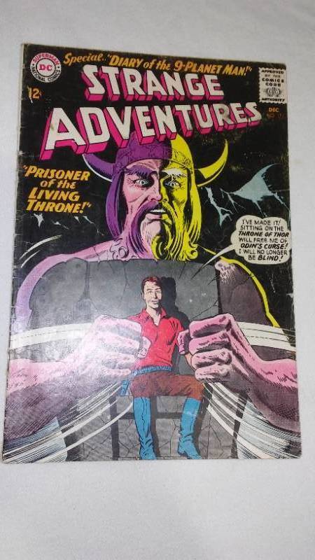 lot 697 image: DC Strange Adventures, No. 171 Dec. 1964.