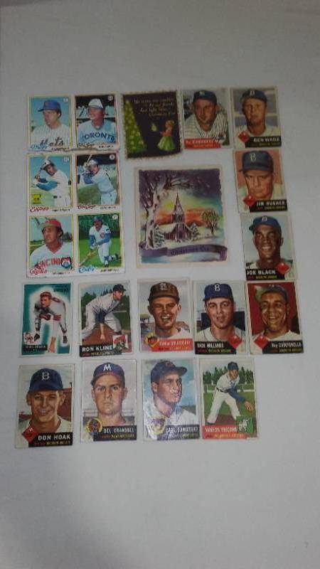 lot 710 image: Baseball Cards From 1953 and More