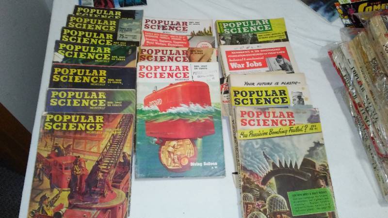 lot 712 image: Popular Science 1943 and 1947. (16).