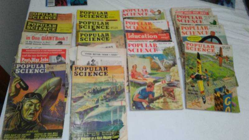 lot 713 image: Popular Science 1945 and 1948, (17)
