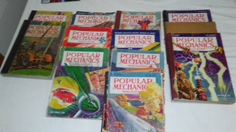 lot 714 image: Popular Mechanics 1933, 34 and 38