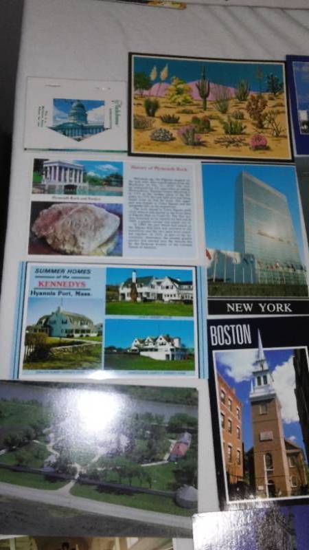 lot 716 image: Post cards, Vintage and brochures.