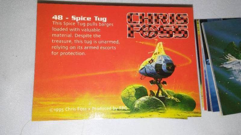 lot 295 image: Chris Foss, 1995, Fantasy Art Collector Cards. FPG,