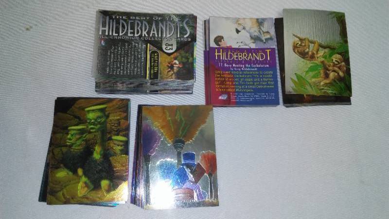 lot 296 image: Hildebrandts 2 Sets, 1988 And 1996, Fantasy Art. Cards, Comic Images