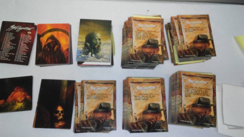lot 297 image: Bob Eggleton, 1999, FPG, Fantasy Art Trading Cards.