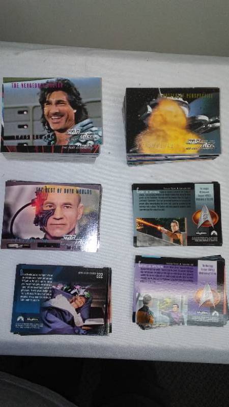 lot 299 image: Star Trek The Next Generation Trading Cards. Skybox, 1995,