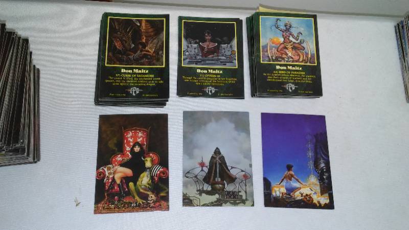 lot 373 image: Don Maitz 1994 FPG Fantasy Art Cards
