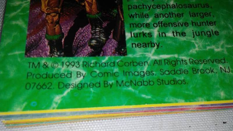 lot 378 image: Richard Corben, 1993, Comic Images, Fantasy Art Trading Cards