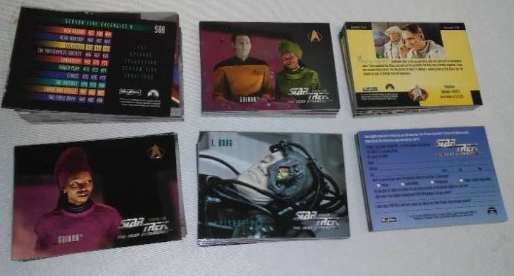 lot 301 image: Star Trek The Next Generation Trading Cards. Skybox, 1996, Season 5