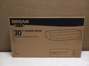 lot 19 image: NEW BROAN 30 RANGE HOOD