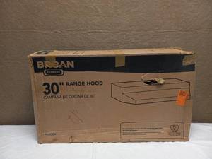 lot 20 image: NEW BROAN 30 RANGE HOOD