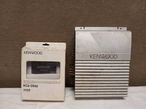 lot 31 image: KENWOOD AMP & KENWOOD KCA-SR50 SIRIUS CONNECT
