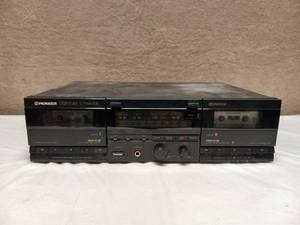 lot 38 image: PIONEER DOUBLE CASSETTE PLAYER