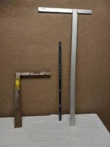 lot 79 image: 5 FRAMING SQUARES AND MORE