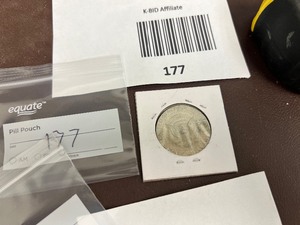 lot 177 image: 1972D (NO FG) ERROR COIN KENNEDY HALF DOLLAR