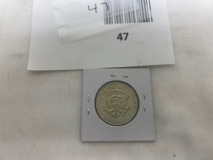 lot 47 image: 1964 KENNEDY HALF DOLLAR  90% SILVER